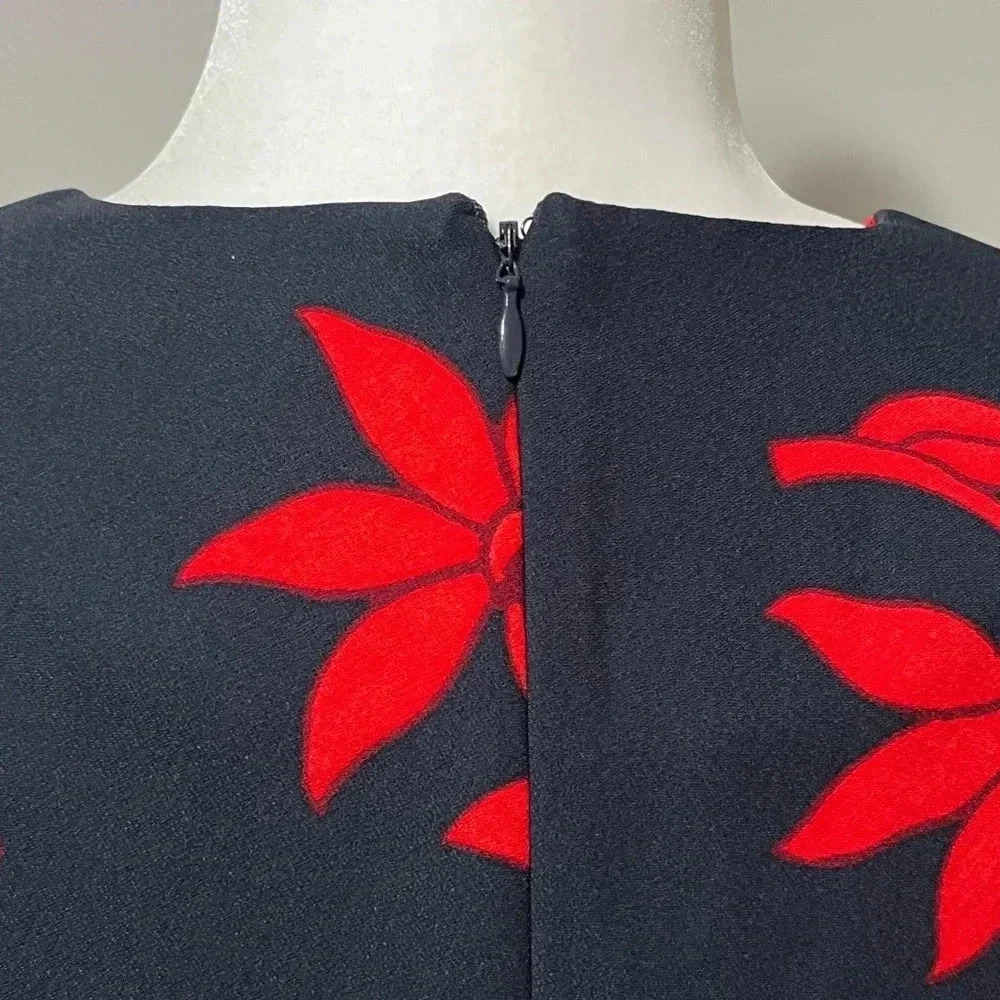 Banana Republic Short Sleeve Floral Print Midi Dress - Picture 10 of 14